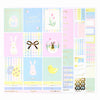 Happy Easter Luxe Sticker Kit (light gold foil) - Restock