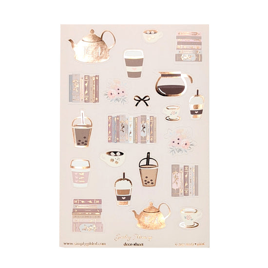 Sunday Morning (Deco Sheet + rose pink foil)(you pick)