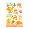100 Acre Wood in Autumn (Deco Sheet + rose gold foil) (you pick)