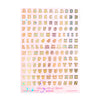 Christmas Candy Alphabet Deco Stickers (you pick finish)