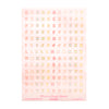 Christmas Candy Alphabet Deco Stickers (you pick finish)