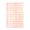 Christmas Candy Alphabet Deco Stickers (you pick finish)