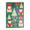 Beary Festive (Deco Sheet + light gold foil) (you pick)