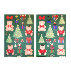 Beary Festive (Deco Sheet + light gold foil) (you pick)