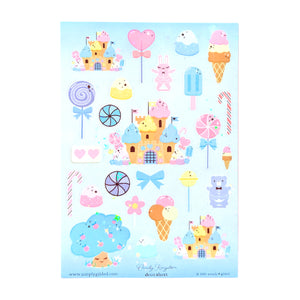 Candy Kingdom (Deco Sheet + light gold foil / star iridescent overlay)