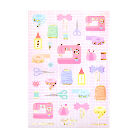 Craft Room Items (Deco Sheet + light gold foil) (you pick)