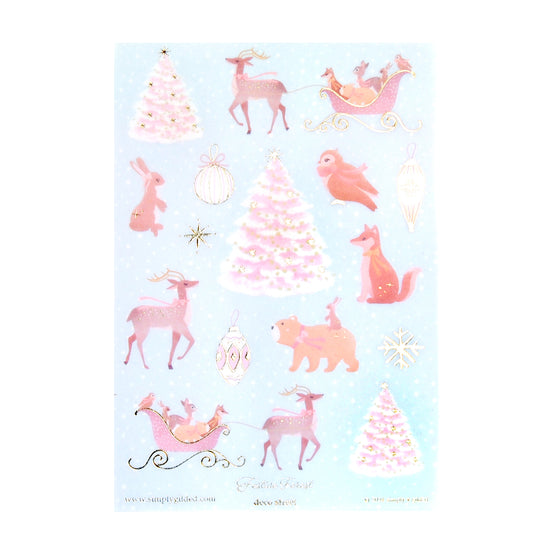 Festive Forest (Deco Sheet + light gold foil) (you pick)