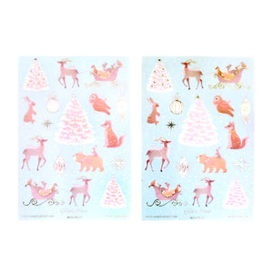 Festive Forest (Deco Sheet + light gold foil) (you pick)