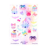 Ghoul Dessert (Deco Sheet + light purple foil / iridescent overlay) (you pick)