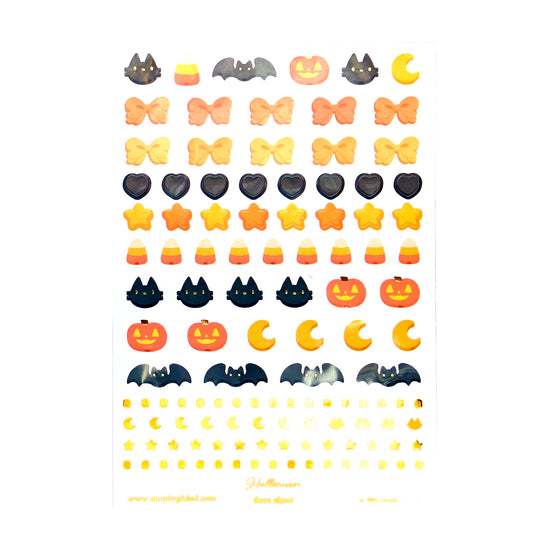 Halloween Beads Stickers (Deco Sheet) (you pick)