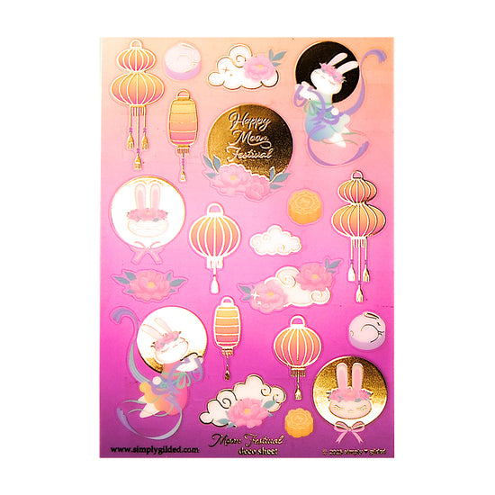 Moon Festival 3.0 (Deco Sheet + light gold foil) (you pick)