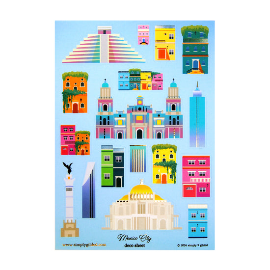 Mexico City (Deco Sheet + light gold foil)