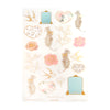 Natural Beauty (Deco Sheet + satin gold foil) (you pick)