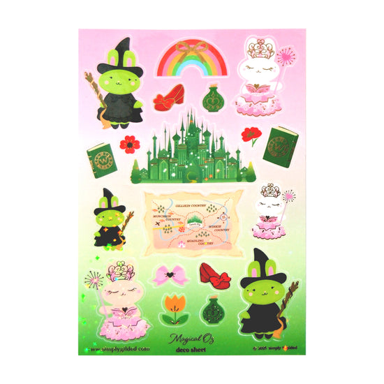 Magical Oz (Deco Sheet + light gold foil / star overlay) (you pick)