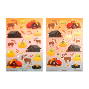 Rustic Fall (Deco Sheet + rose gold foil) (you pick)