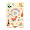 Shave Ice Sky (Deco Sheet + light gold foil) (you pick)