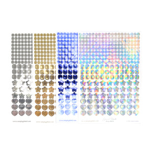 Spacer Beads Stickers (Deco Sheet) (you pick)