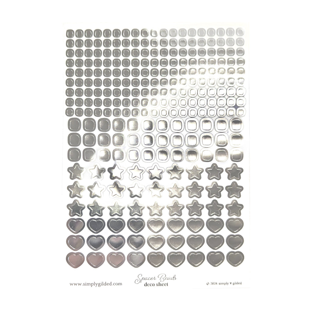 Spacer Beads Stickers (Deco Sheet) (you pick) – simply gilded