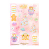 Christmas Candy Deco Stickers (light gold foil + you pick finish)