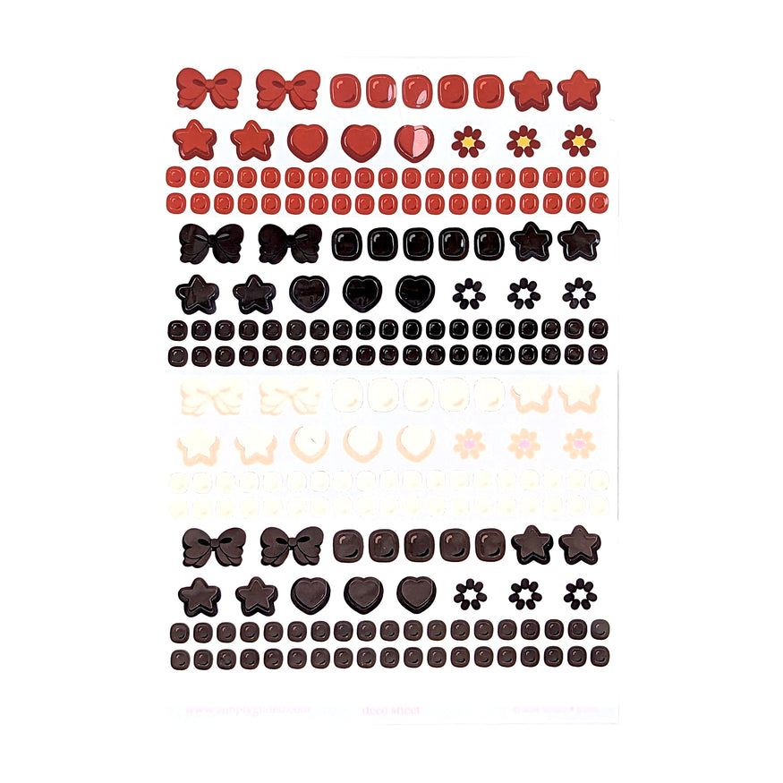 Bold Beads Stickers (Deco Sheet) – simply gilded