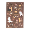 Books & Cats Chocolate (Deco Sheet + rose gold foil)