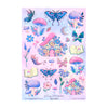 Fairy Mushroom Deco Stickers (rose gold foil + you pick finish)