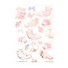 Purrrty Deco Stickers (rose gold foil + you pick finish)