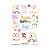 Happy Birthday 3.0 (Deco Sheet + light gold foil / iridescent star overlay) (you pick)