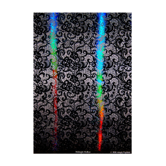 Midnight Hollow Washi Paper Sticker