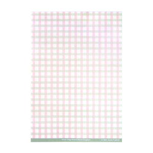 Sweet Gingerbread Mixed Gingham Washi Paper Sticker