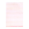 Sweet Gingerbread Pink Gingham Washi Paper Sticker