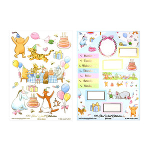 100 Acre Wood Celebration Journal Kit (light gold foil)