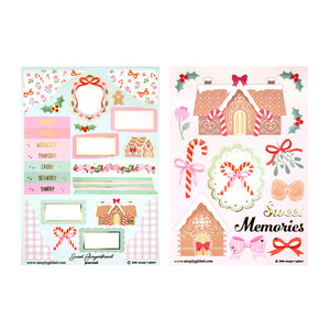 Sweet Gingerbread Journal Kit (light gold foil)