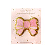 PATCH - Pink Bow + gold glitter