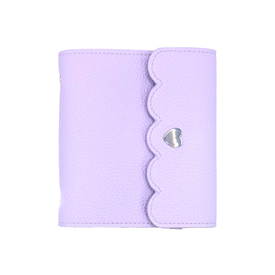 Lavender Sugar Pebble Mini Album (silver hardware)