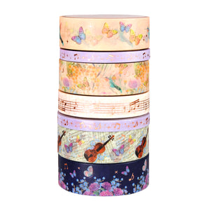 Hummingbird Song Full Washi Box (rose gold foil)