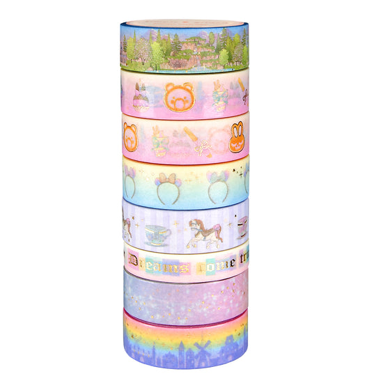 Dreams Come True Full Washi Box (light gold foil)