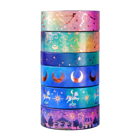 Celestial Carnival Full Washi Box (rose gold foil)