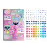 Light Chaser Luxe Sticker Kit & Seals (silver holographic foil)