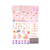 Sakura Sweet Luxe Sticker Kit & Seals (rose gold foil)