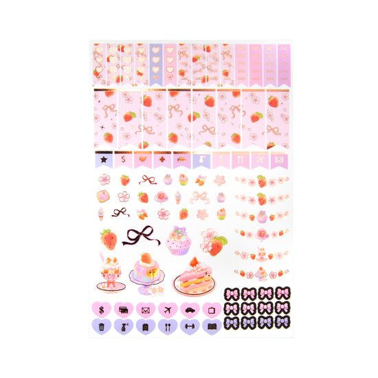 Sakura Sweet Luxe Sticker Kit & Seals (rose gold foil)