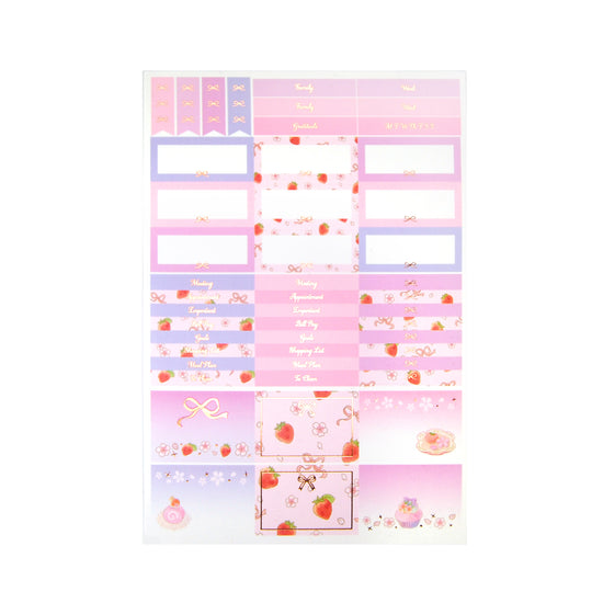 Sakura Sweet Luxe Sticker Kit & Seals (rose gold foil)