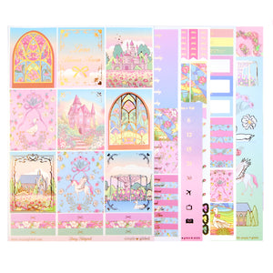 Spring Fairytale Luxe Sticker Kit & Seals (light gold foil)