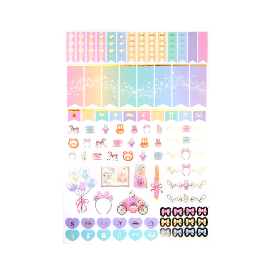 Dreams Come True Luxe Sticker Kit & Seals (light gold foil)