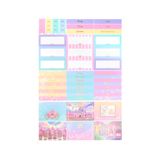 Dreams Come True Luxe Sticker Kit & Seals (light gold foil)