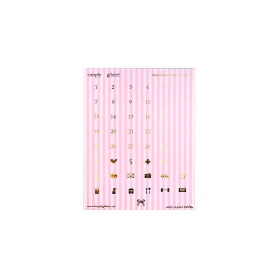 Dreams Come True Luxe Sticker Kit & Seals (light gold foil)