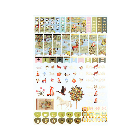 Willow Luxe Sticker Kit & Seals (light gold foil)