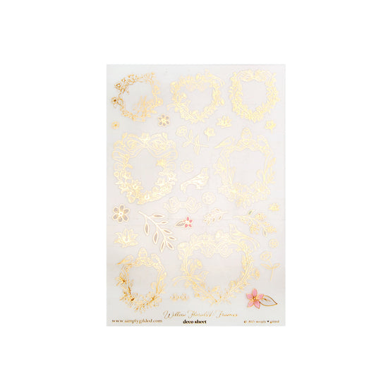 Willow Luxe Sticker Kit & Seals (light gold foil)