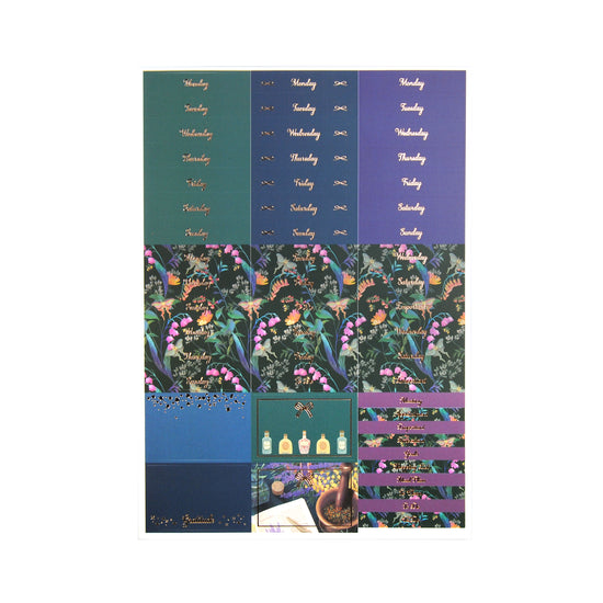 Botanique Mystique Luxe Sticker Kit & Seals (rose gold foil)