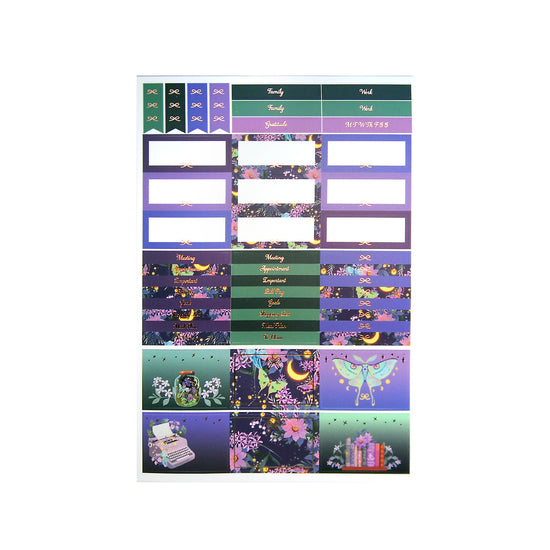 Afterglow Luxe Sticker Kit & Seals (rose gold foil)